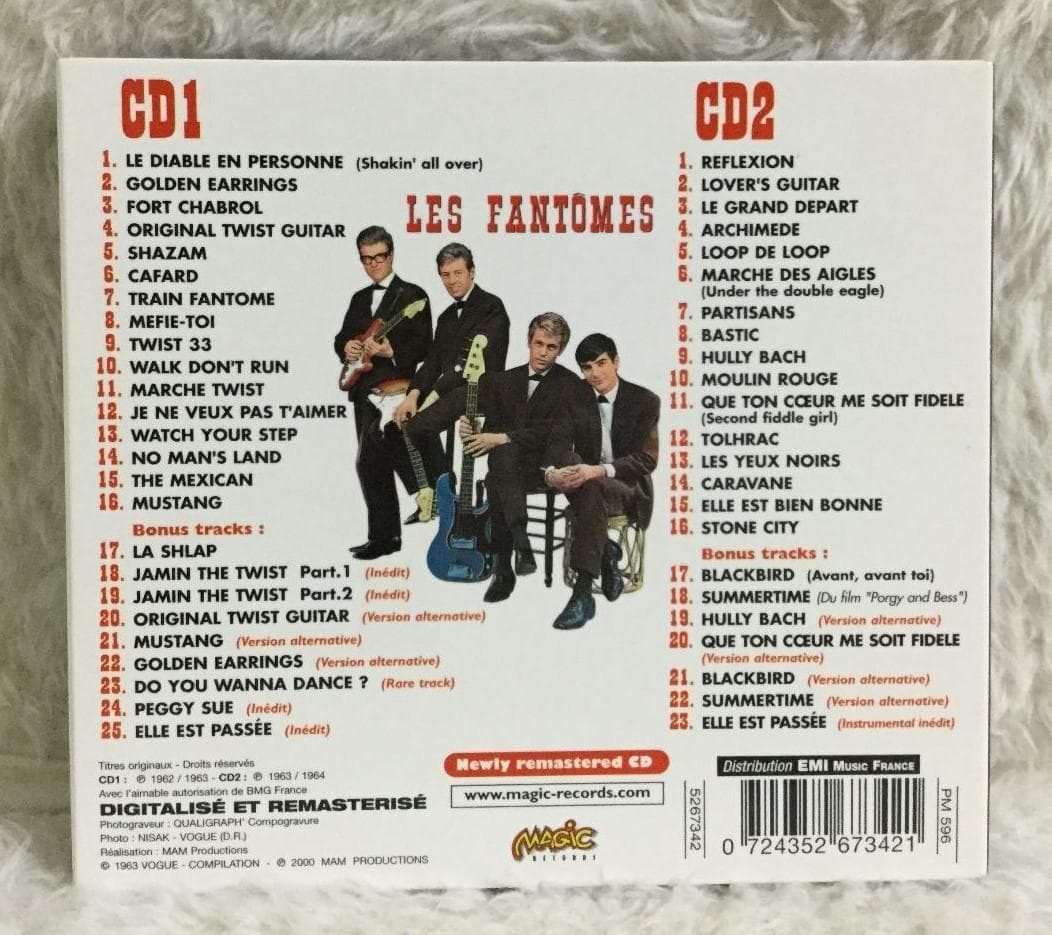 Les Fantômes ‎– L'intégrale Sixties