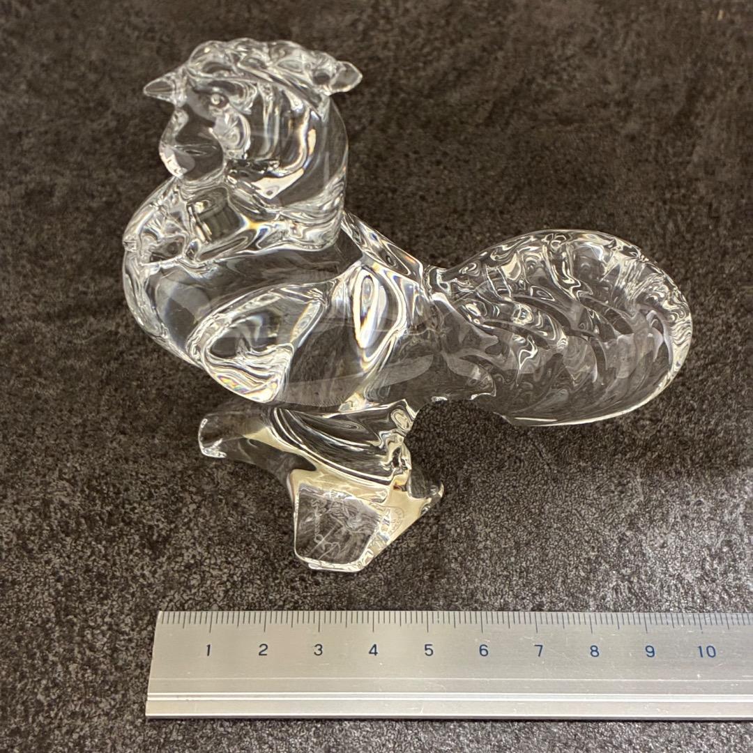 バカラ 干支 酉 クリスタルガラス 置き物 オブジェ 箱付き Baccarat
