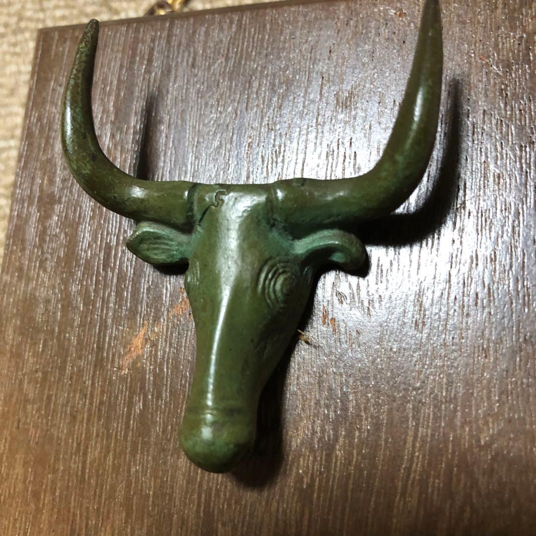 超入手困難 世界初【1970年開催スペイン美術展特別記念品　牡牛頭部ブロンズ像