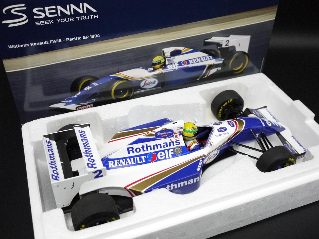 タイプピー1/12 ウィリアムズ FW16 パシフィックGP A.セナ