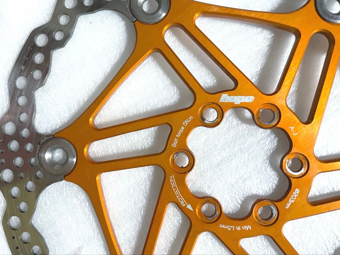 HOPE ディスクローター 203mm オレンジ