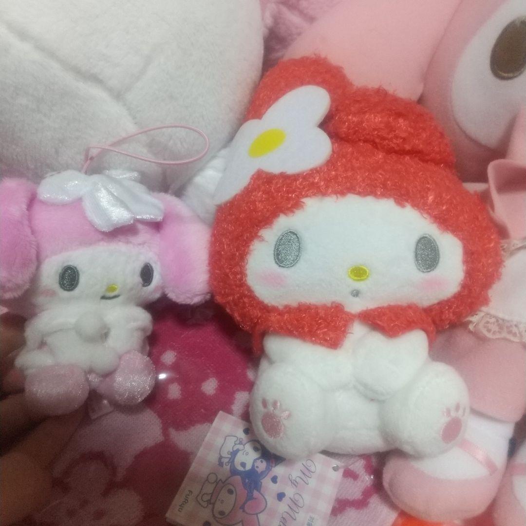 おねがいマイメロディ サンリオくじ ラストワン賞 顔型バッグ ぬいぐるみ クロミ