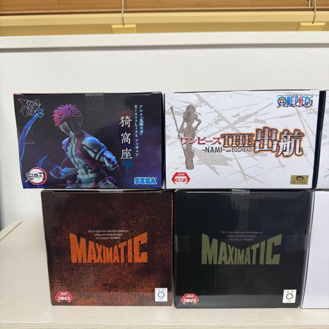 呪術廻戦／鬼滅の刃 他 ジャンプ系 プライズフィギュア8体セット