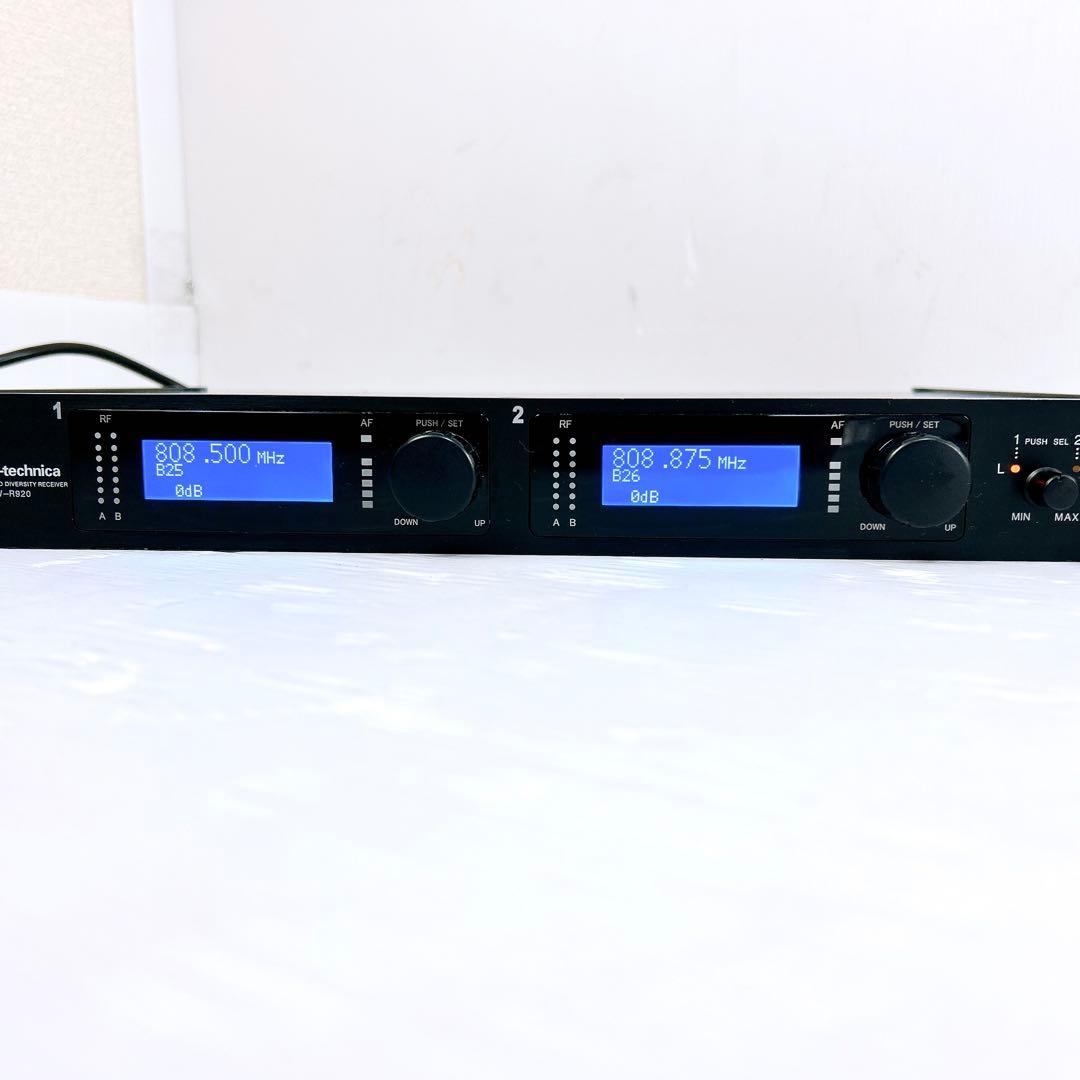 オーディオテクニカ　ダイバーシティシンセサイザー レシーバー　ATW-R920