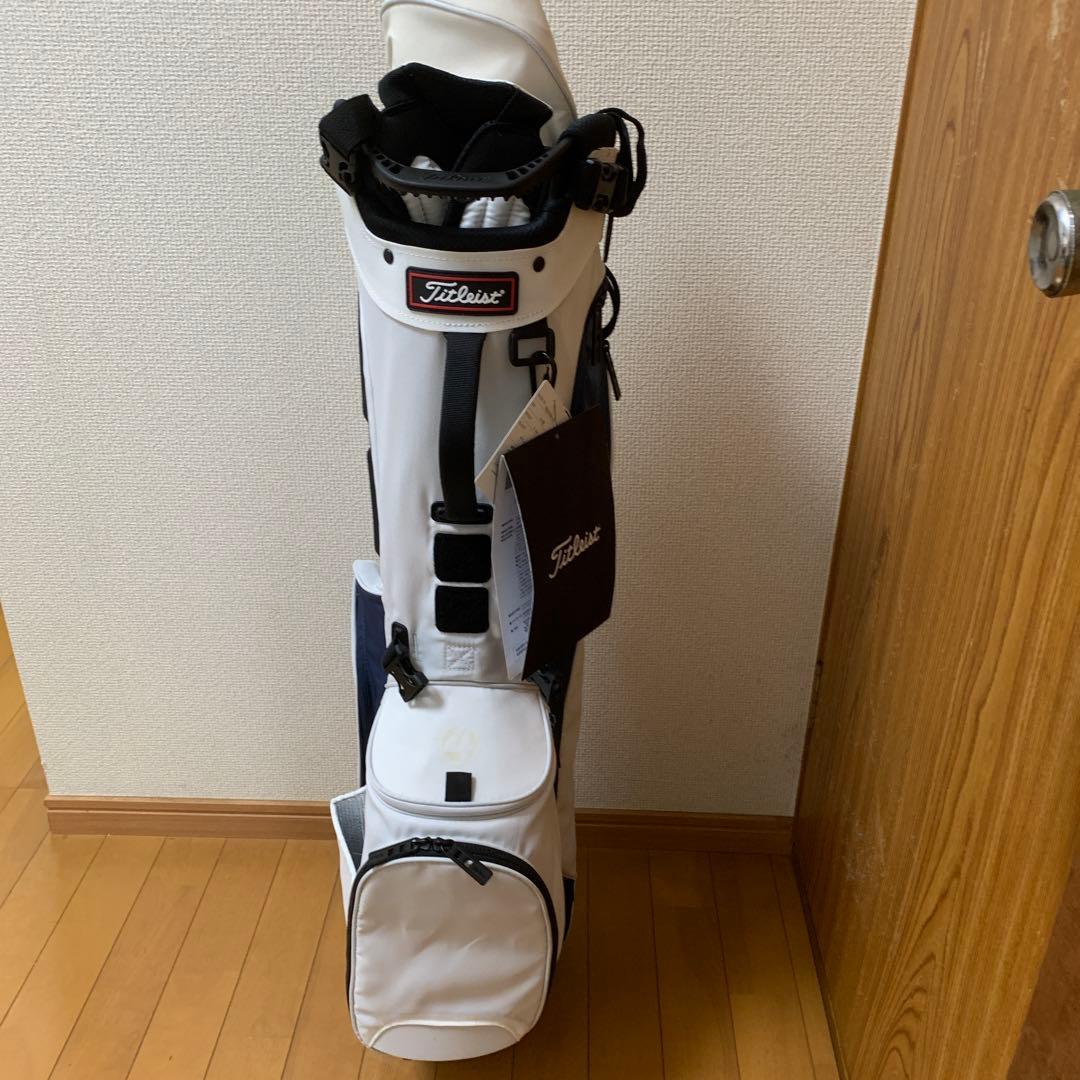 Titleist キャディバッグ ホワイト/ネイビー