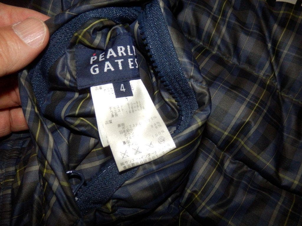 パーリーゲイツ★人気 暖か４WAYリバーシブルダウンジャケット★サイズ4 M