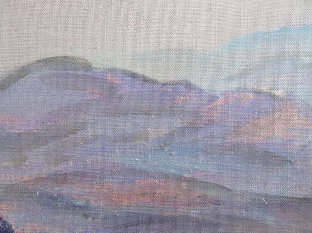 ◆金子太郎　「丹沢」　油彩　F8号　新制作協会会友　新作家賞　幻の画家　水上勉◆