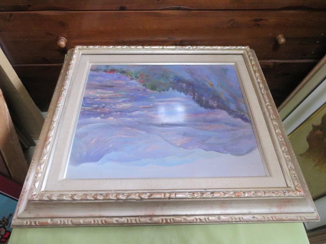 ◆金子太郎　「丹沢」　油彩　F8号　新制作協会会友　新作家賞　幻の画家　水上勉◆