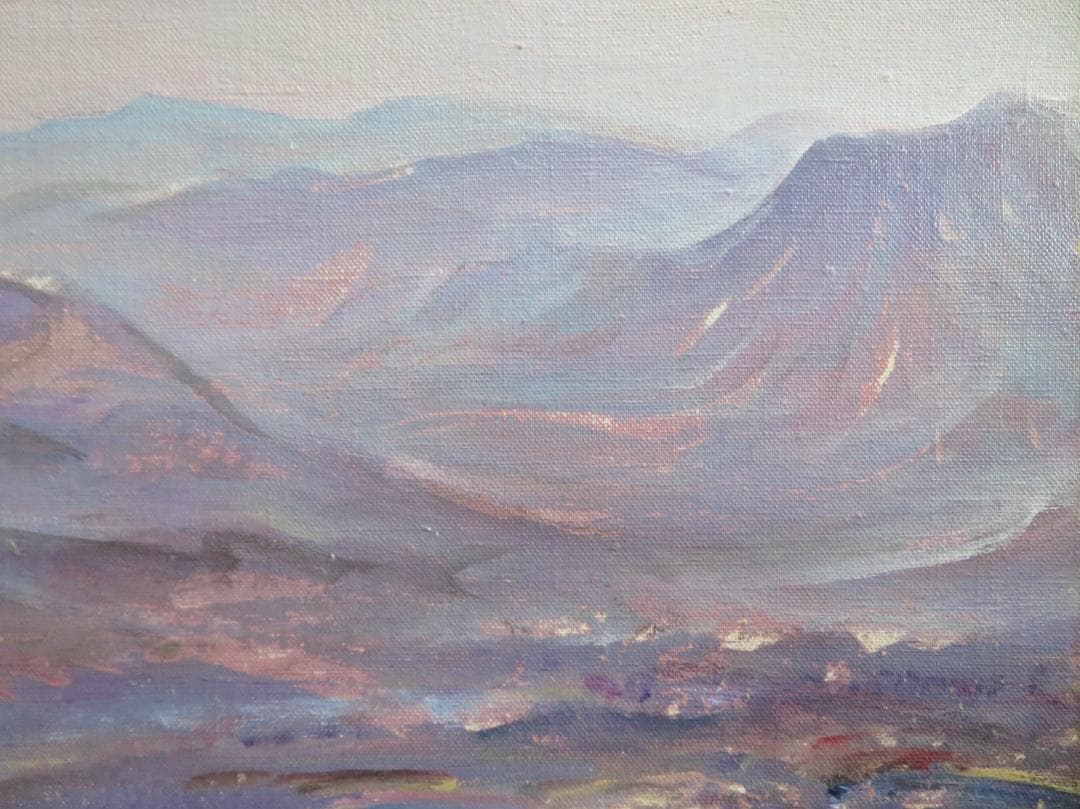 ◆金子太郎　「丹沢」　油彩　F8号　新制作協会会友　新作家賞　幻の画家　水上勉◆