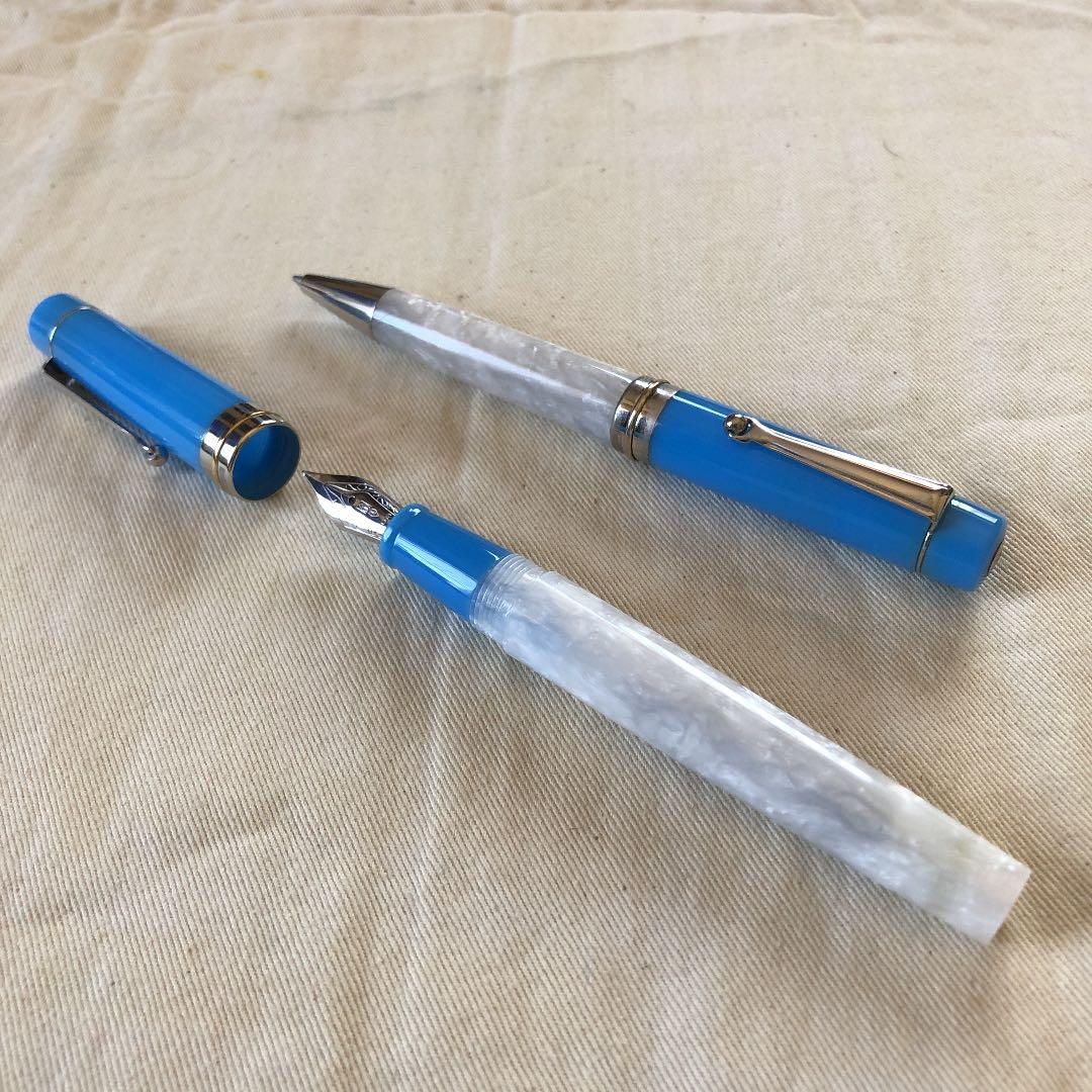 デルタ　ビンテージ　インシエーメ　万年筆・ボールペンのセット