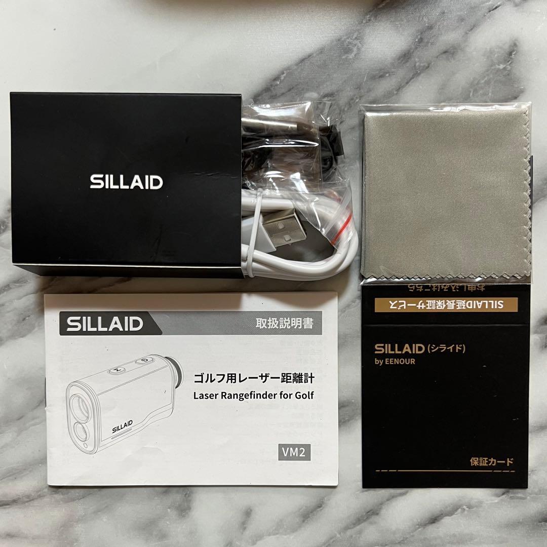 【SILLAID】美品 ゴルフレーザー距離計 VM1 軽量 赤緑表示