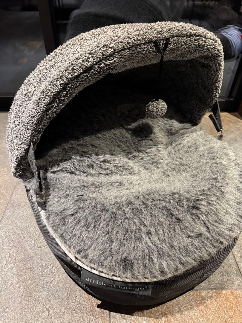 ambient lounge グレー 中型犬用ベッド