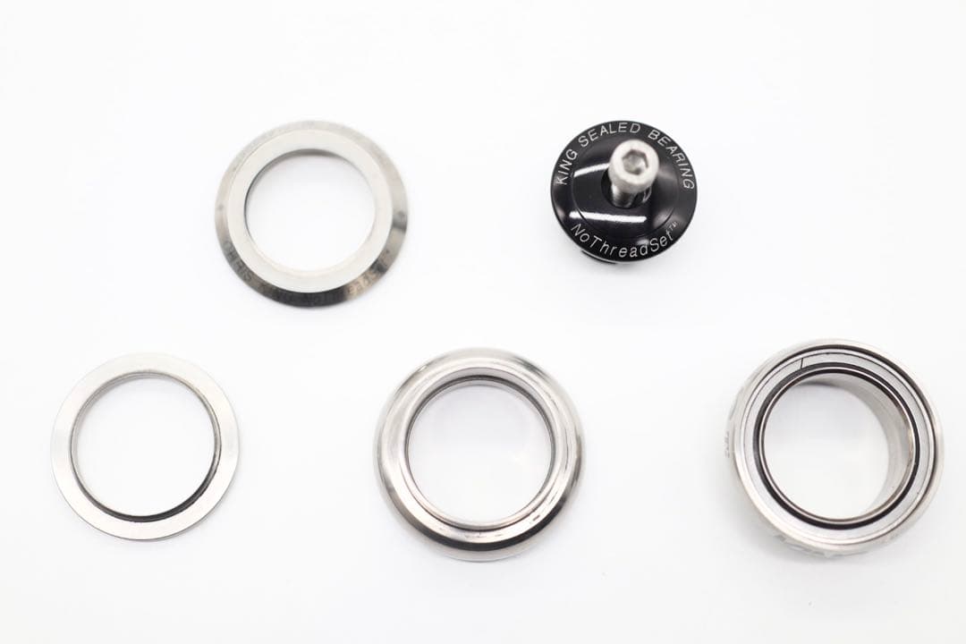 CHRIS KING titanium チタン ヘッドセット ブルーラグ ピスト