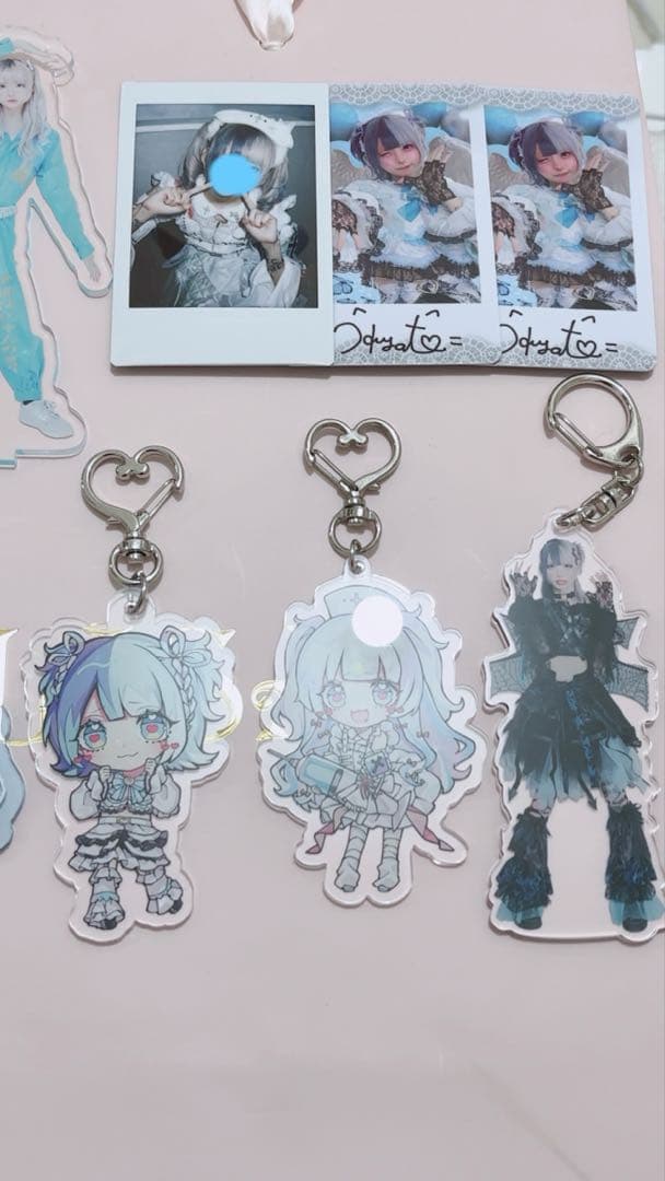 らぶしっく　はやて　アクスタ　アクキー　チェキ　チェキ風トレカ　ピンチェキ