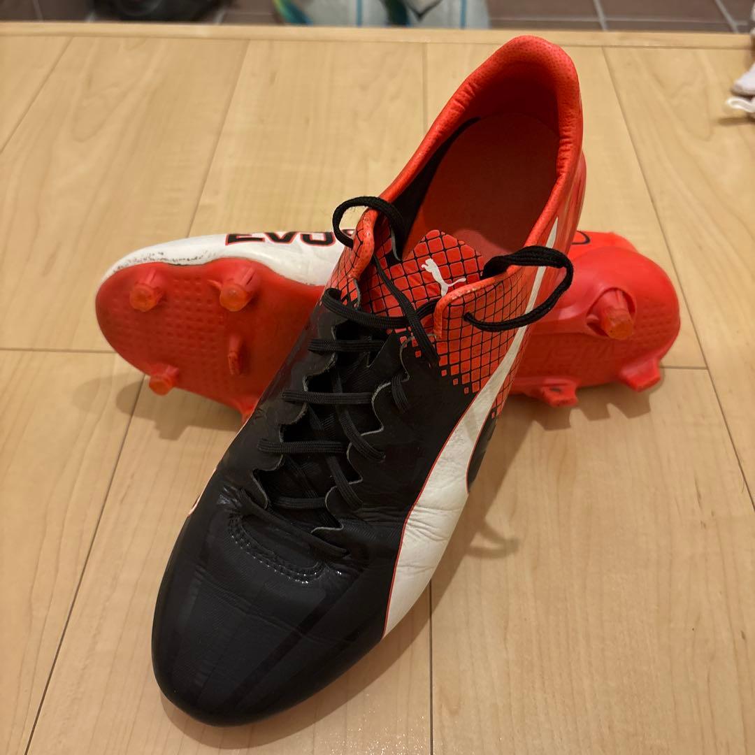 【美品】PUMA エヴォスピード SL2 FG サッカー スパイク28.0cm