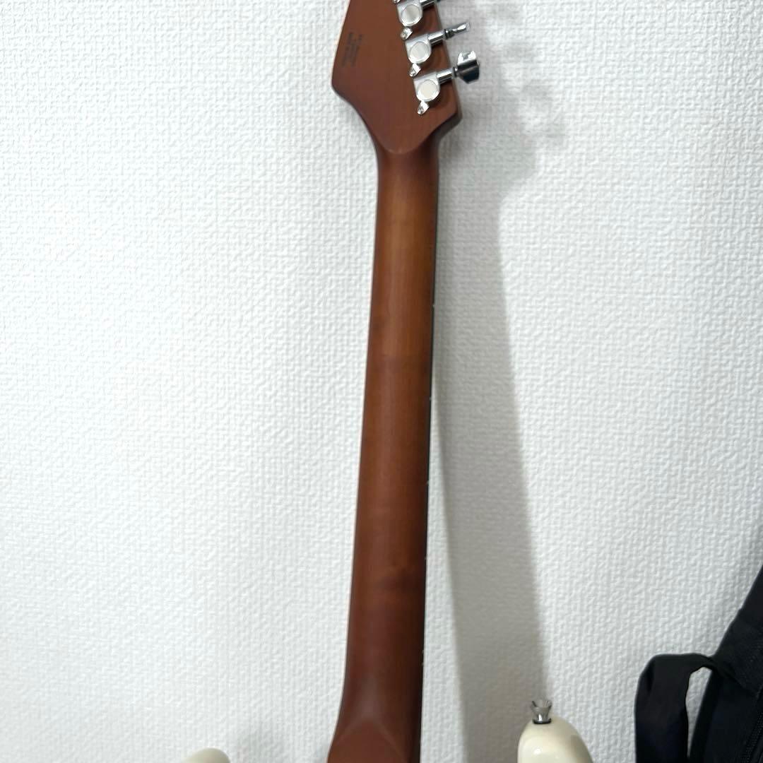 【極美品】BUSKER’S BST-Standard 白 エレキギター ケース付
