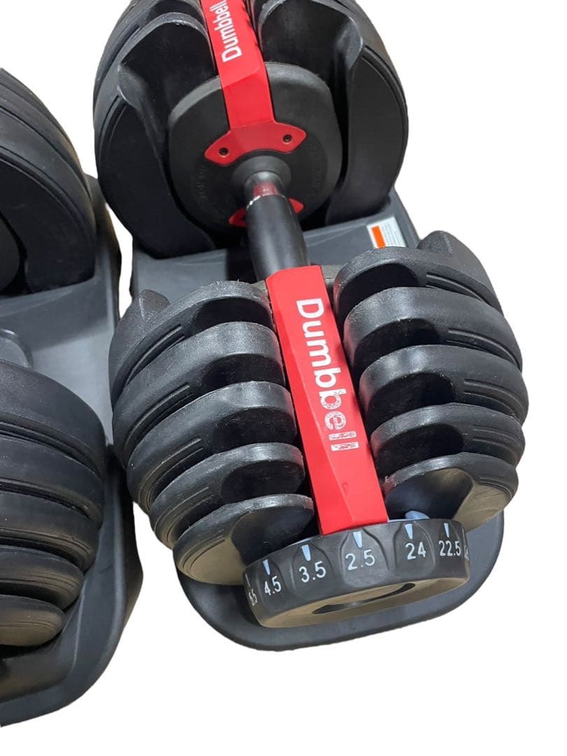 TOPFILM ダイヤル可変式ダンベル 2.5-24kg 2セット