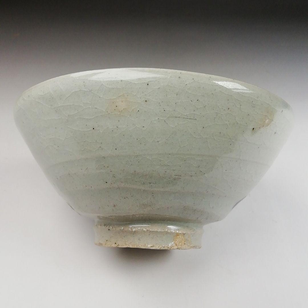 Ｓ９３５　茶碗　『午の絵』『久村焼』『柳楽勝重 作』　共箱　抹茶碗　茶道具