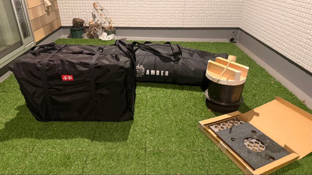 AMBER✖︎GO OUTテントサウナ「totonoi2」フルセット