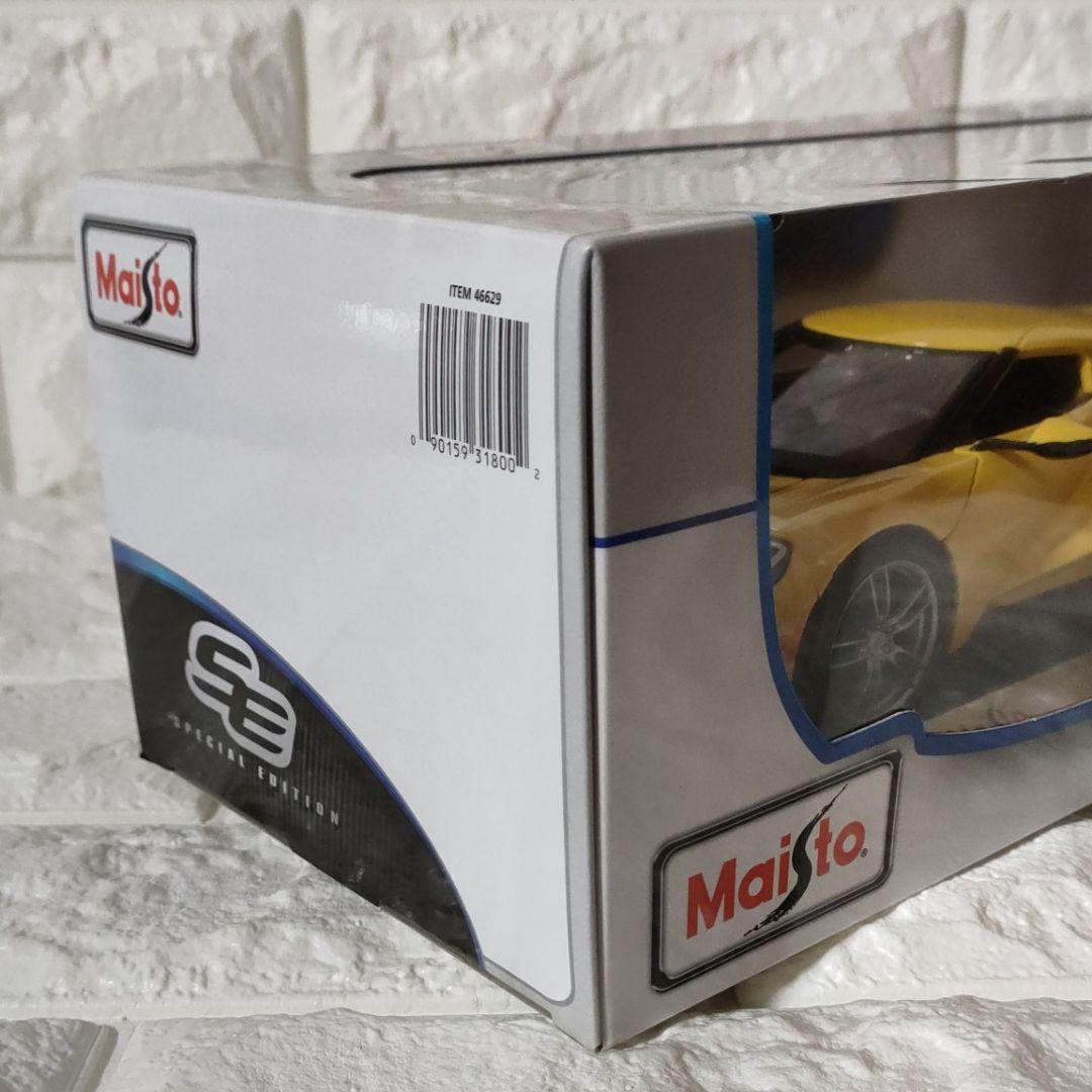 《ミニカー》★Maisto『2017 Ford GT』1/18 ☆YELLOW