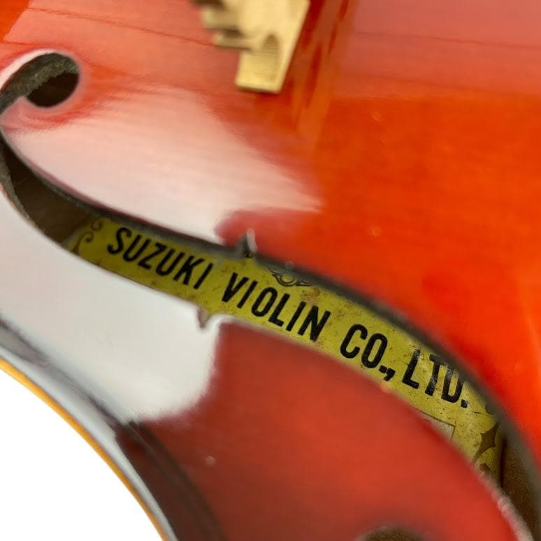 極美品●鈴木バイオリン● No.13 3/4 イエローラベル 1962製 良音杢