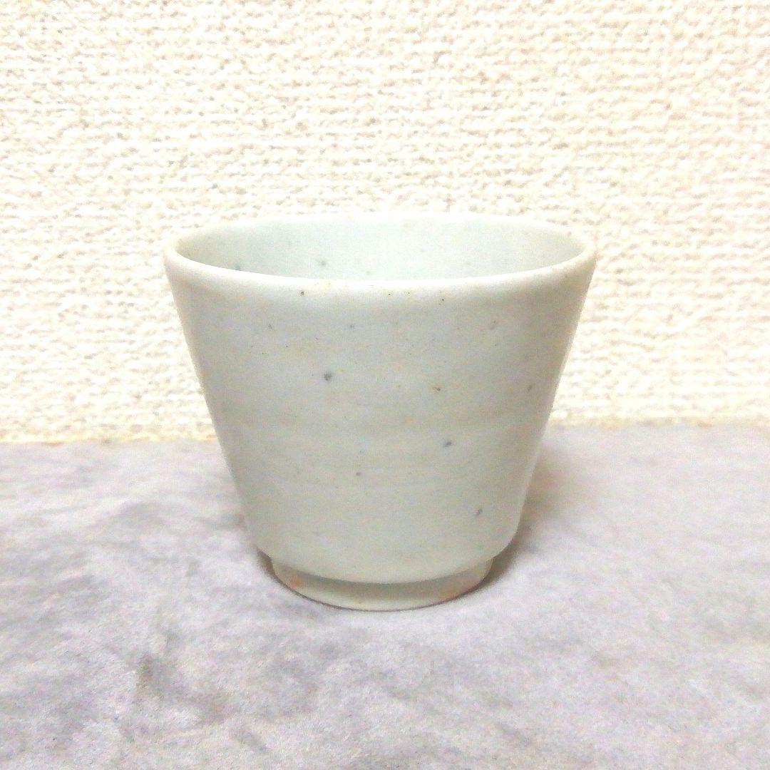 蕎麦猪口/古伊万里　白磁/高台付き　初期手/江戸時代