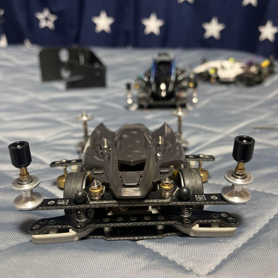 ミニ四駆セット ブラック/グレー/ホワイト