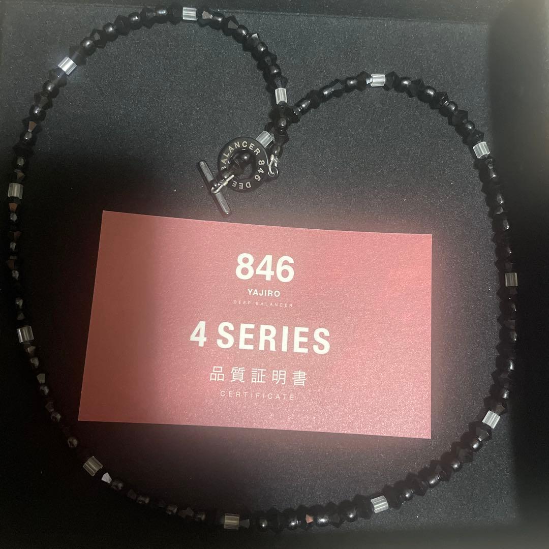 846 スポーツネックレス4シリーズBLACKTITA Lサイズ