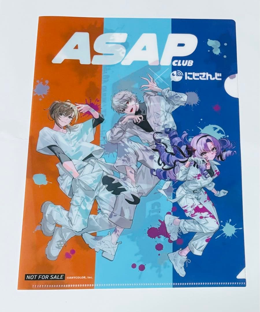 APAP CLUB × にじさんじ 限定 コラボクリアファイル