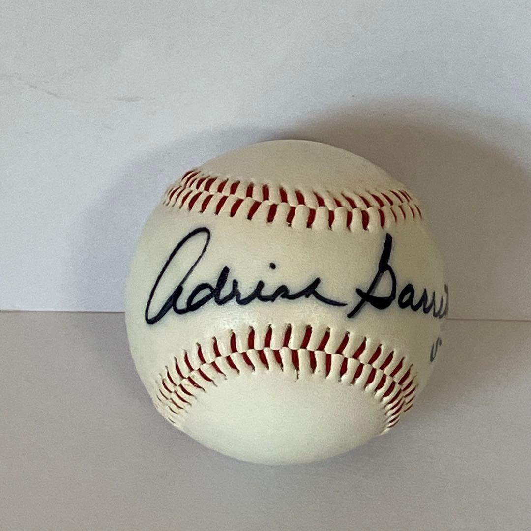 希少★エイドリアン・ギャレット　サインボール　直筆　背番号5　広島カープ　野球