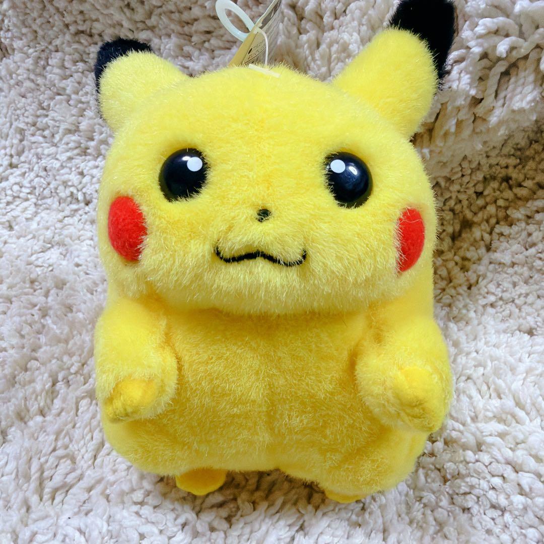 希少✨ お腹を押すとなく 初期 ピカチュウ ぬいぐるみ ポケモントミー 90年代