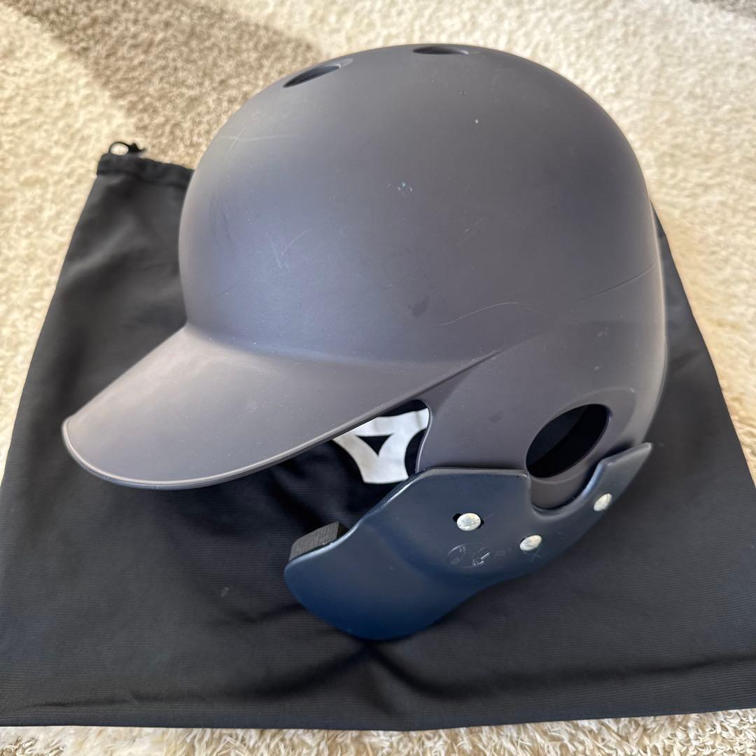 【軟式/右打者用】艶消し片耳ヘルメットC-FLAP付き