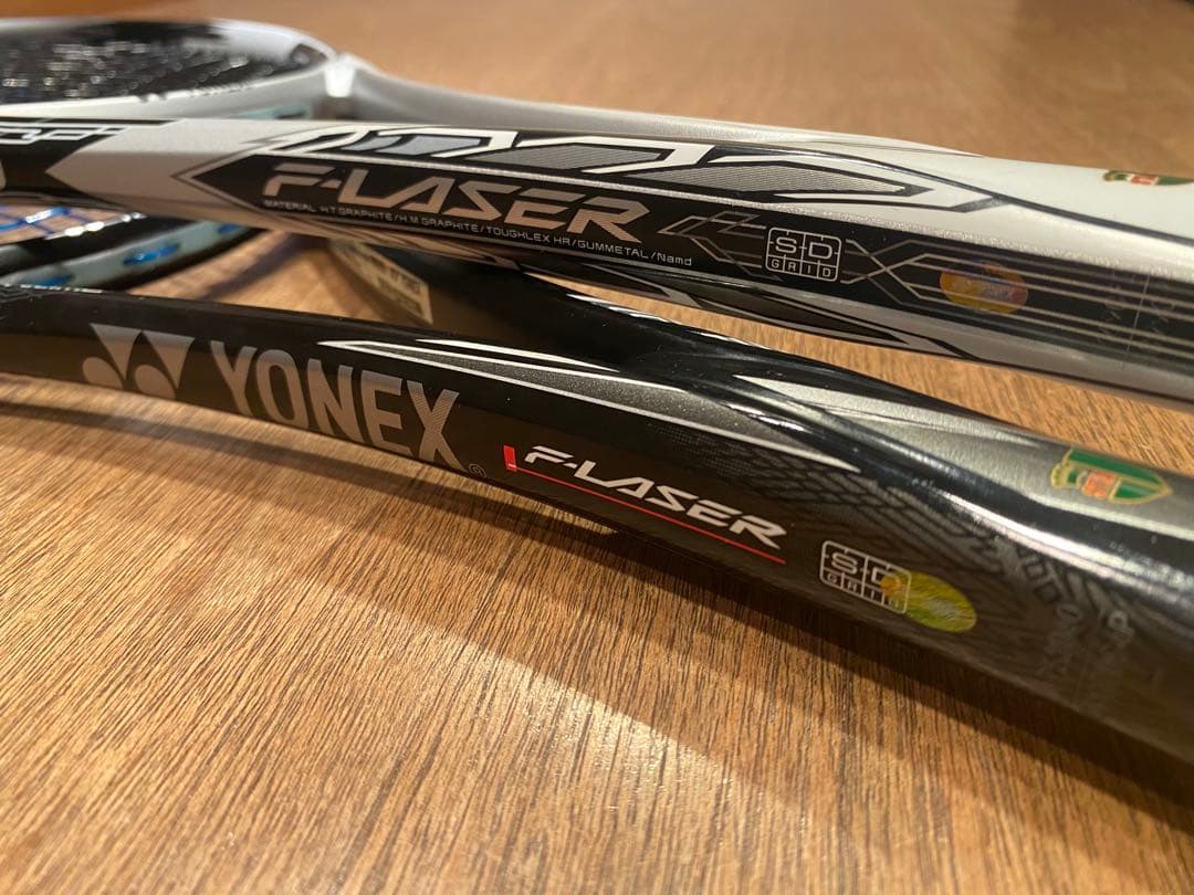 久しぶり　YONEX F-LASER 9S カスタムフィットシルバー1本