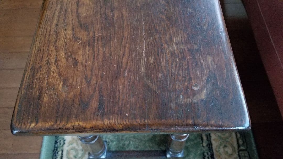 ヴィンテージ 英国べヴァン ファンネル社 Reprodux 木製 サイドテーブル