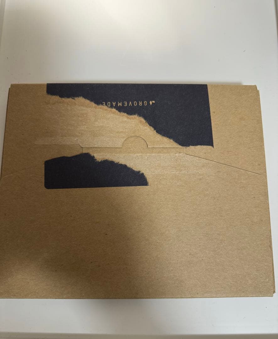 【GROVEMADE】レザーノートブック　ミディアムサイズ　本革　ブラック