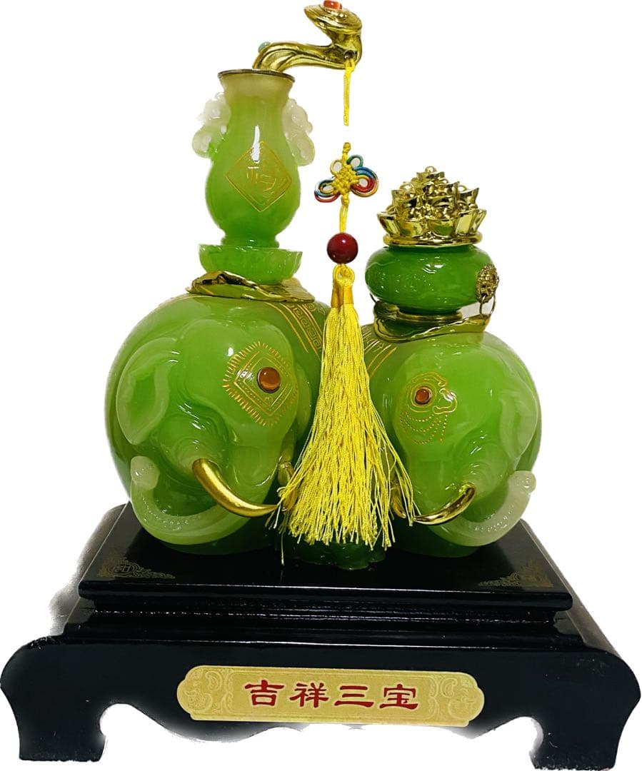 伝説級！幸運爆上げの中国象置物「吉祥三宝」登場！
