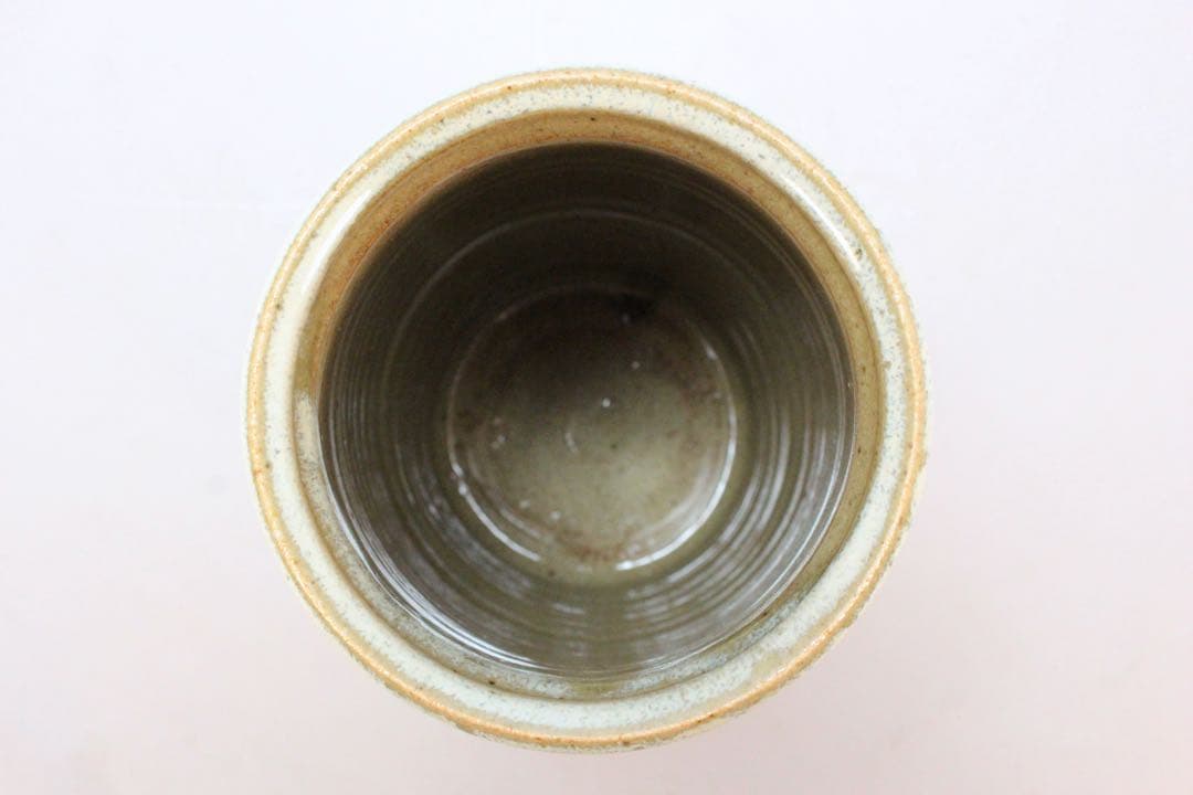 4438 益子窯　木村一郎 造　三彩壷　高さ19.7cm 陶印有　共箱　送料無料