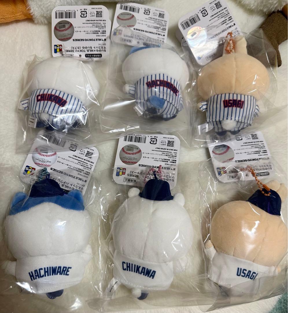 ちいかわ × MLB TOKYO SERIESマスコット ドジャース カブス