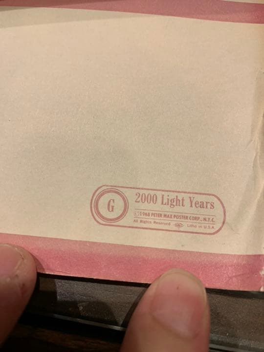 1960年代　ビンテージ　アンティーク　オリジナル　ピーターマックス　ポスター