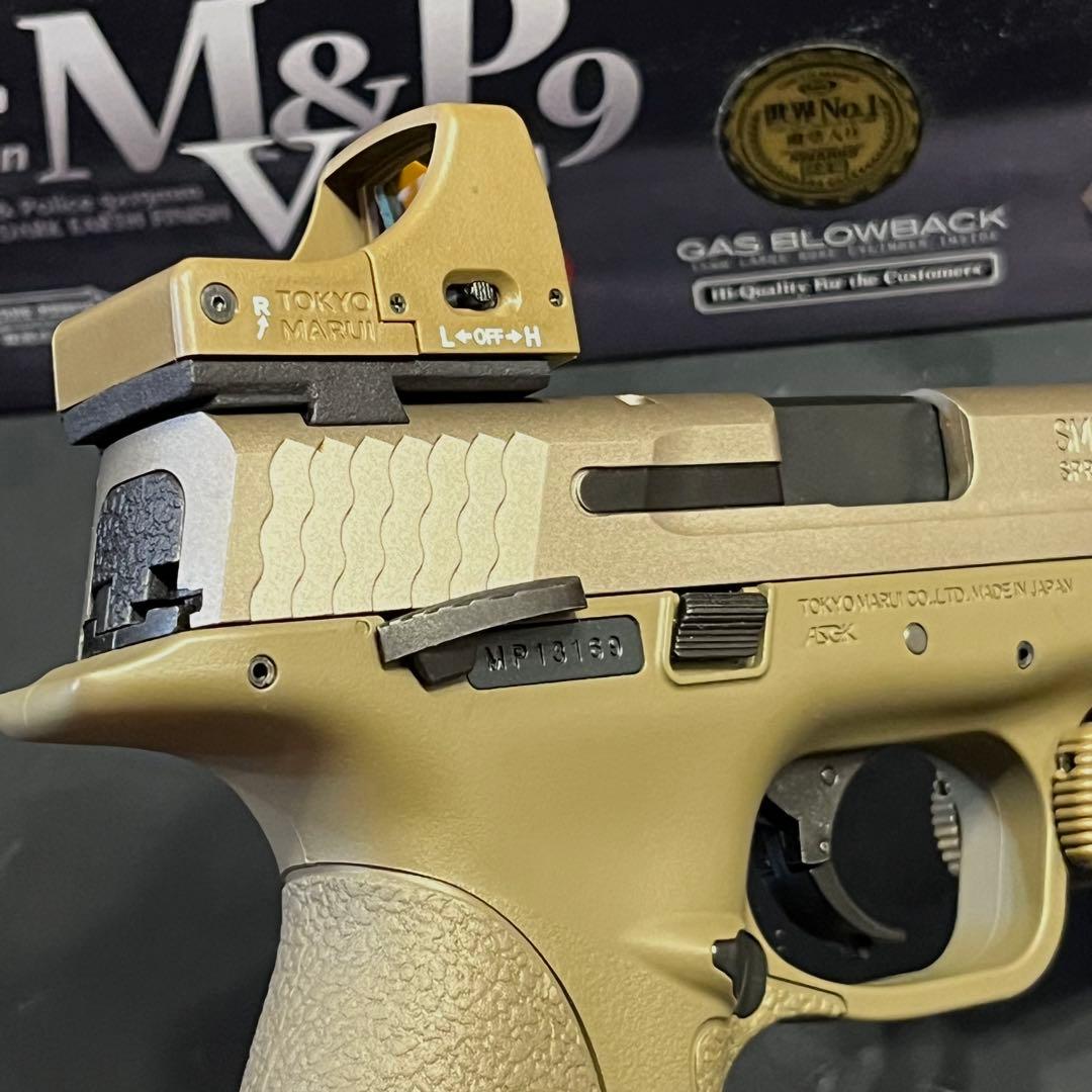 東京マルイ M&P9 Vカスタム ガスブローバック　美品