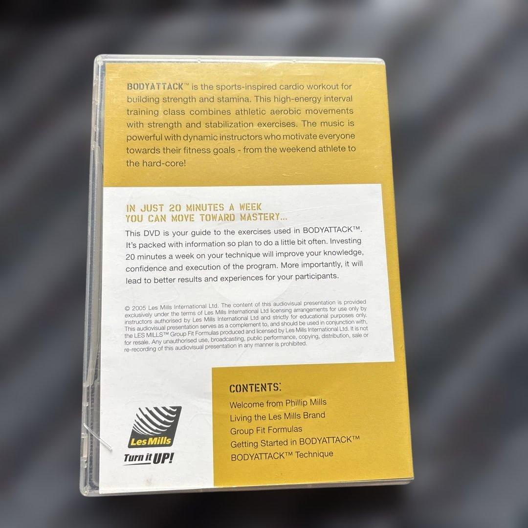 レズミルズ　ボディアタック　スターターキット　DVD