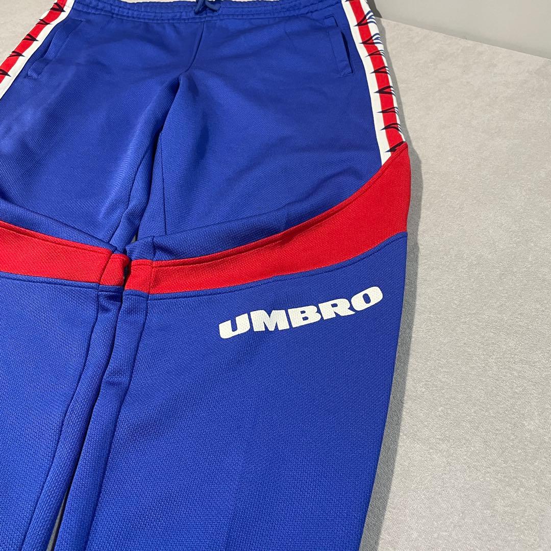 【90s】UMBROトラックセットアップ M 青赤白/アンブロ/ジャージ