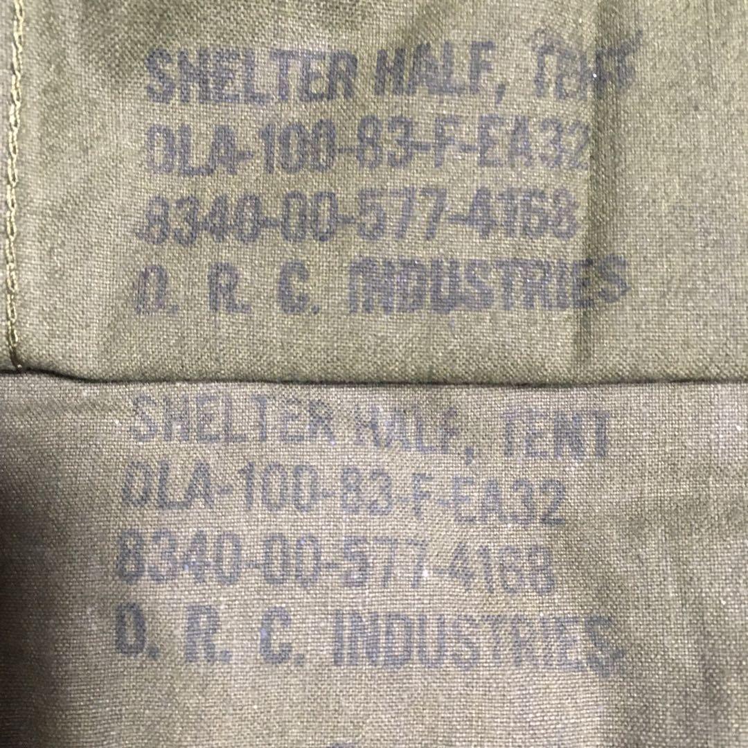 ☆デッド＆バッチ一致☆アメリカ軍 米軍 US アーミー パップテント 1983年