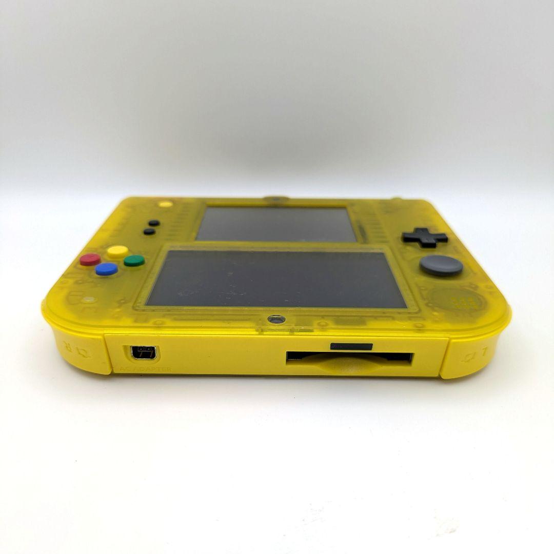 【動作品】ニンテンドー2DS 本体 ピカチュウ クリアイエロー