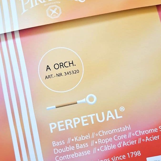新品・未使用品【コントラバス弦】パーペチュアル　4弦セット