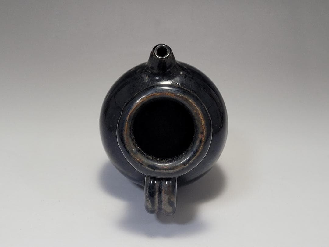 黒釉 水注 宋元時代 高さ約8.9cm