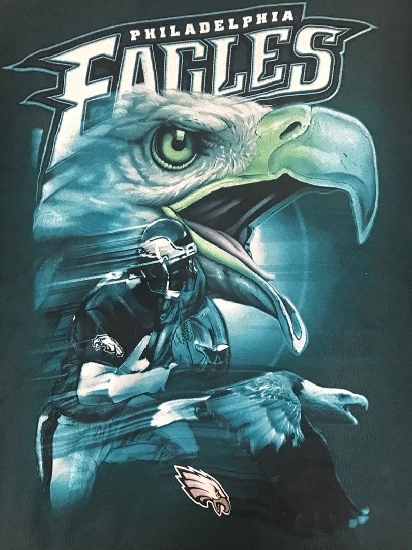 人気商品、90's、レアなプロプレイヤー、NFL、EAGLES、XLサイズ