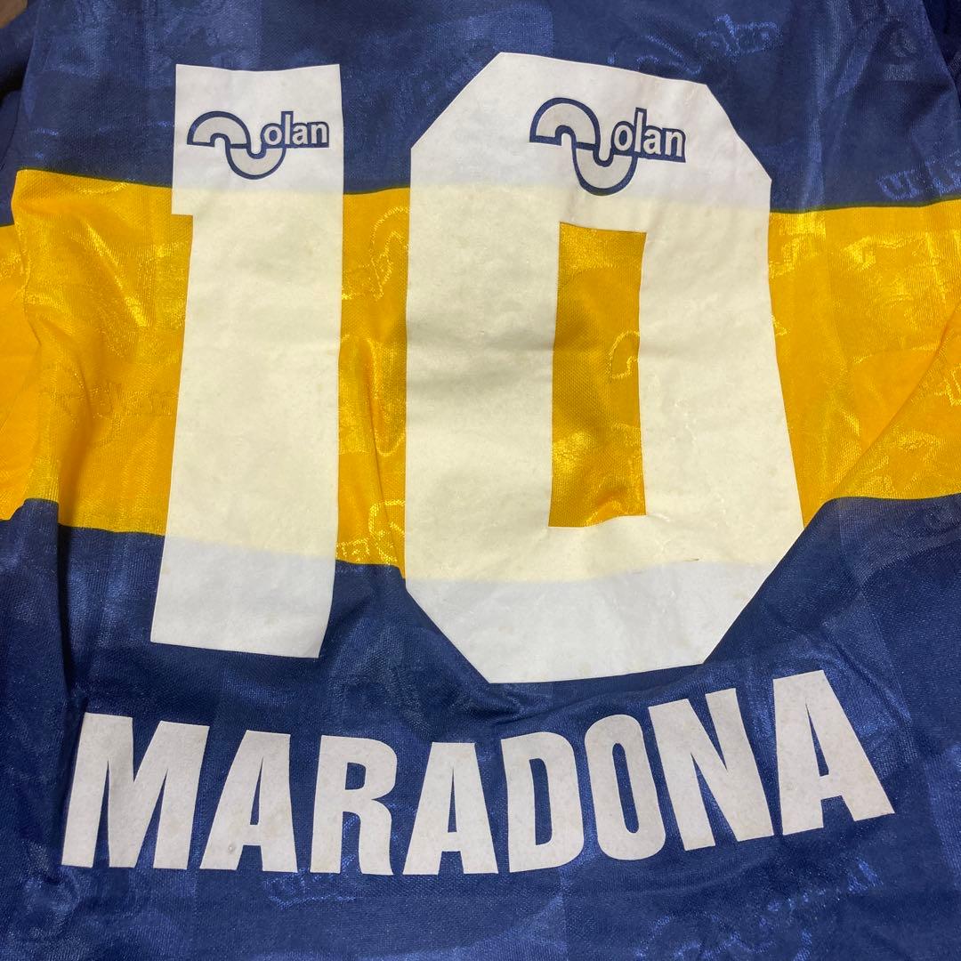 ボカジュニアーズ 90周年記念ユニフォーム マラドーナ サッカーシャツ y2k