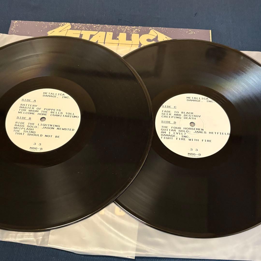 洋楽 llica Damage Inc. Tour 1986 2LP