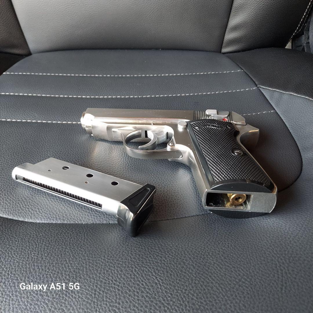 MGC製 M645 ★ マルゼン　ワルサー　PPKシルバー　ガスガン　セット